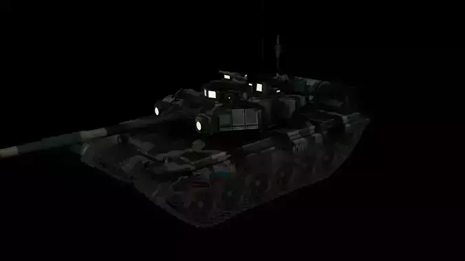 T90-a Tank - Rigged