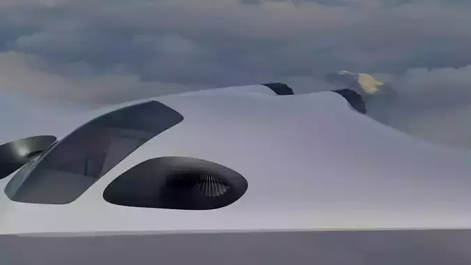 Sci-Fi Flying Wing