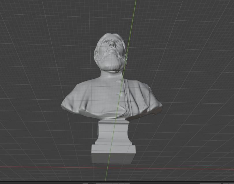 Rasputin bust 3D print model_10