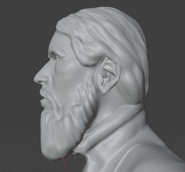 Rasputin bust 3D print model_12