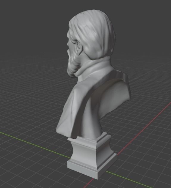 Rasputin bust 3D print model_15