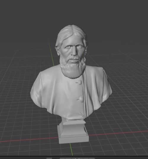 Rasputin bust 3D print model_13