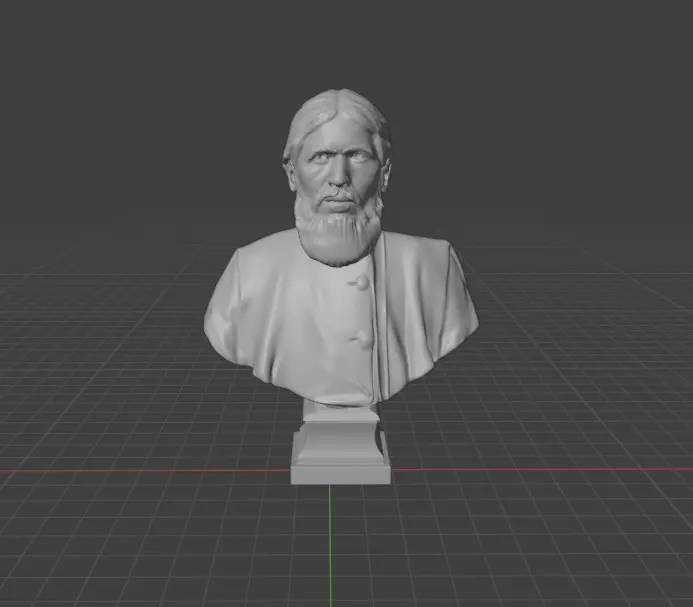 Rasputin bust 3D print model_0