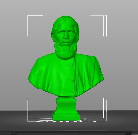 Rasputin bust 3D print model_16