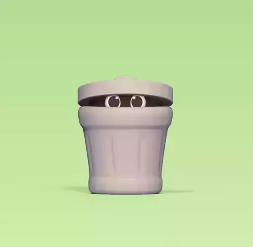 Trash Can 3D print model