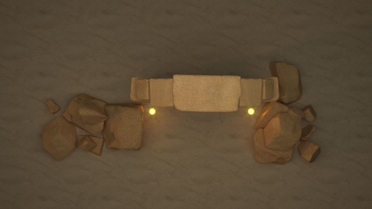 Arabic Traditional Arch Gate 3D model_3