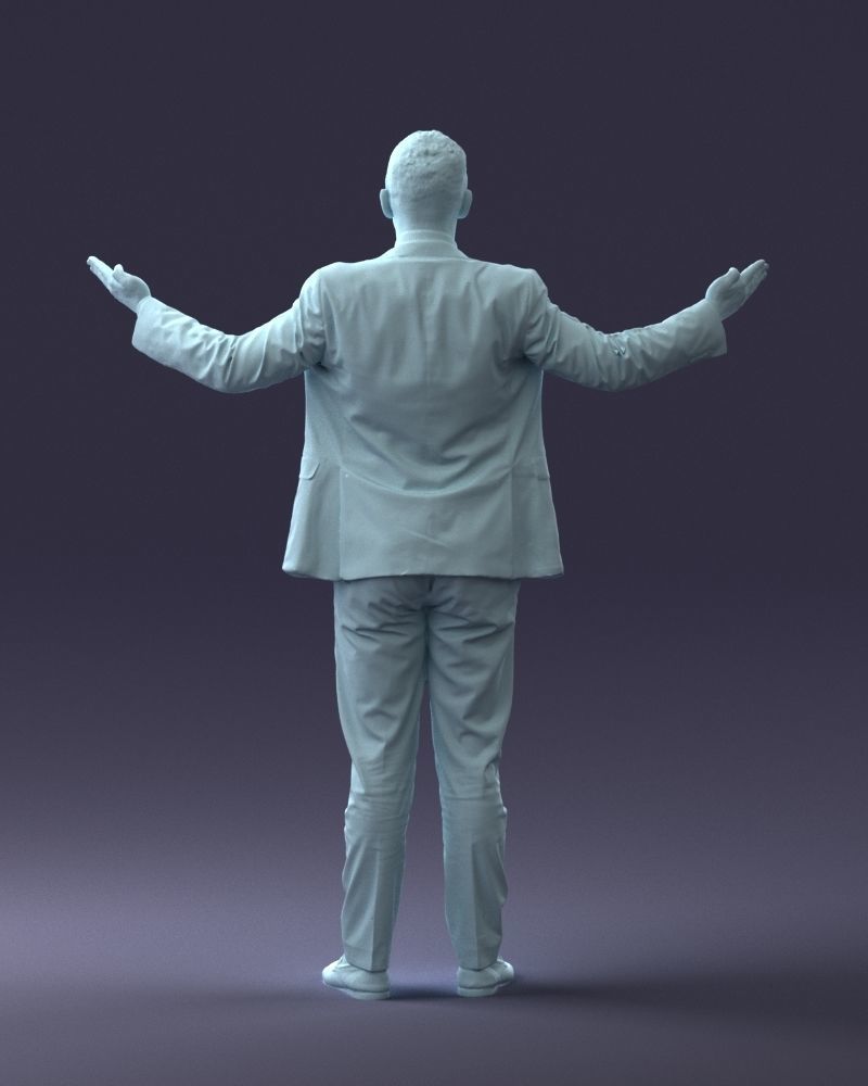 000297 Businessman in Blue Suit with Open Arms 1016 3dp 3D print model_11
