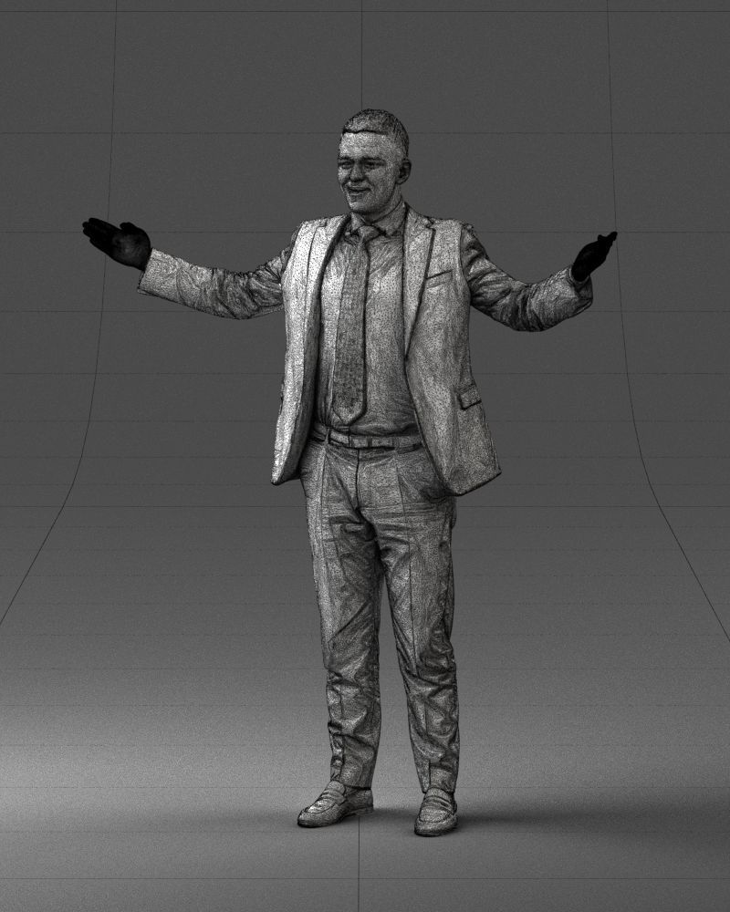 000297 Businessman in Blue Suit with Open Arms 1016 3dp 3D print model_18