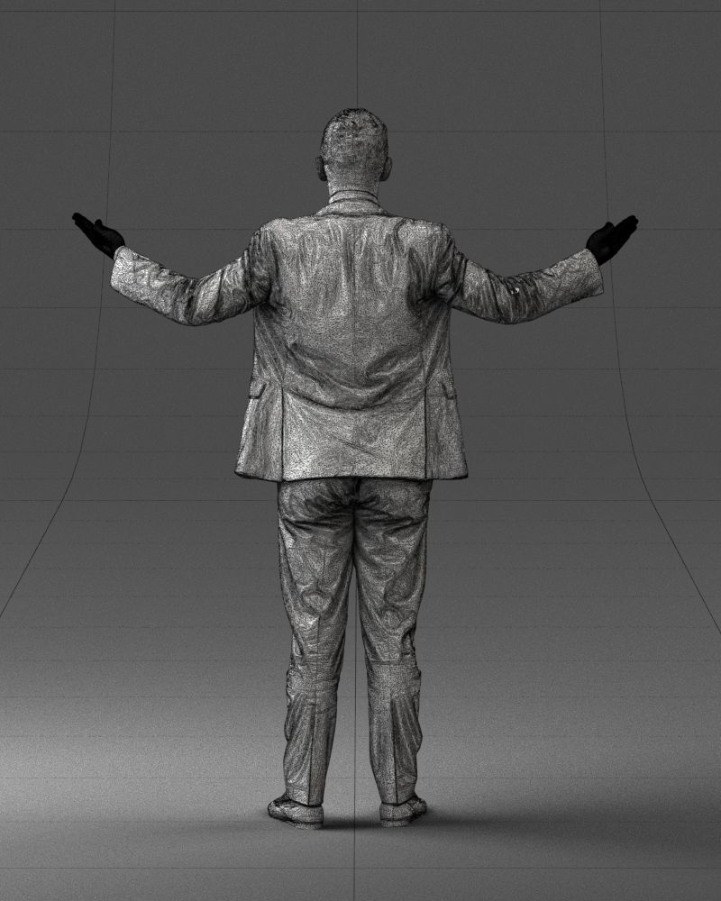 000297 Businessman in Blue Suit with Open Arms 1016 3dp 3D print model_12