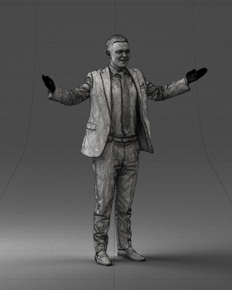 000297 Businessman in Blue Suit with Open Arms 1016 3dp 3D print model_6