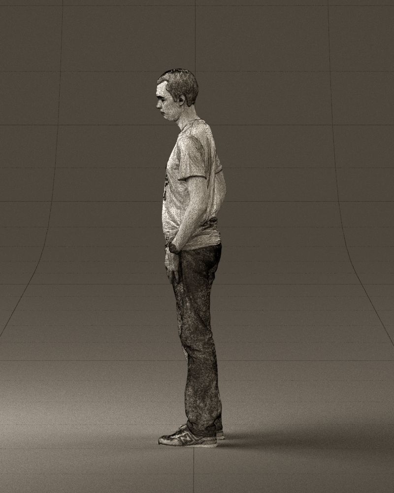 Man in pink shirt 0704 3D model_26