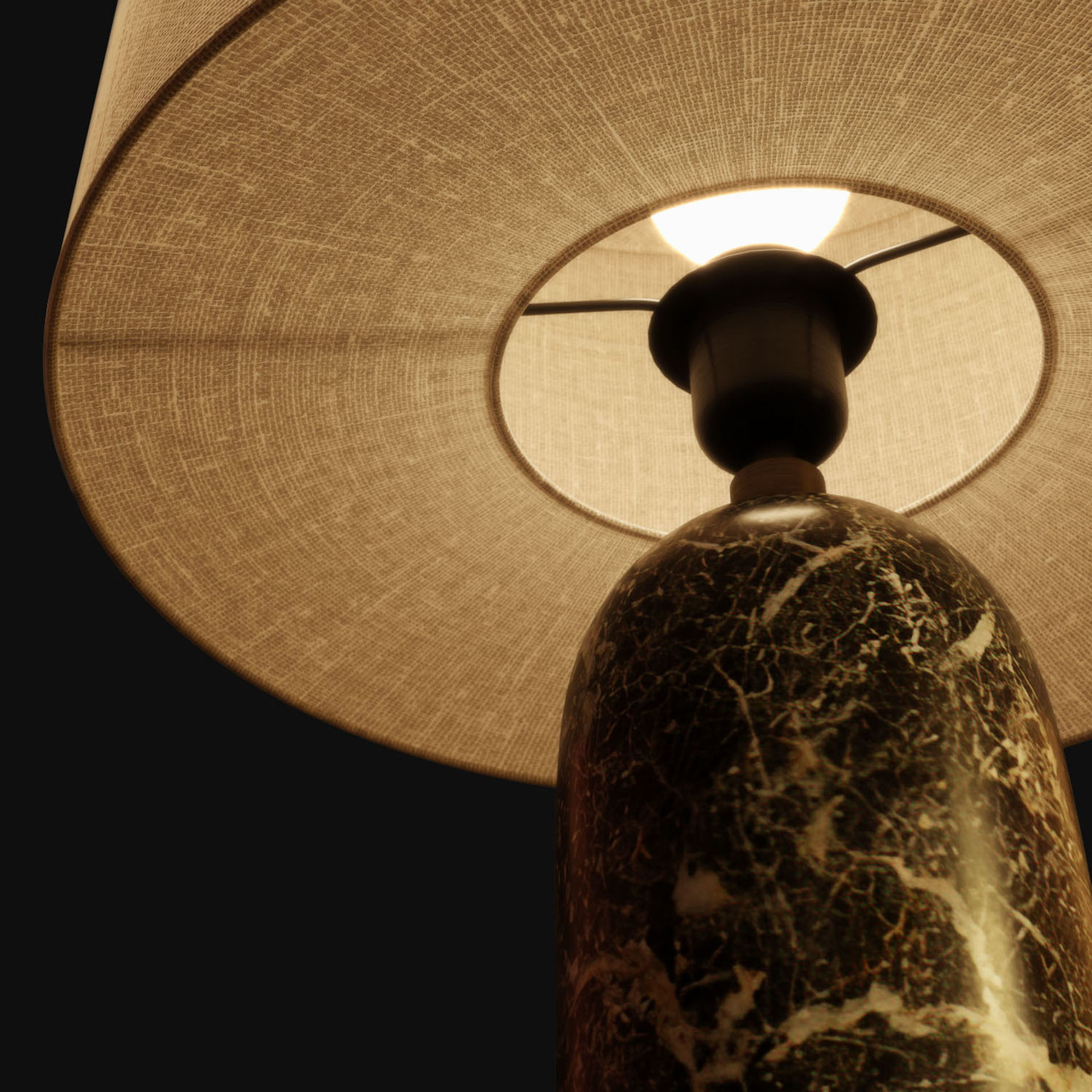 Lamp Floor Gubi Gravity XL Low 3D model_5