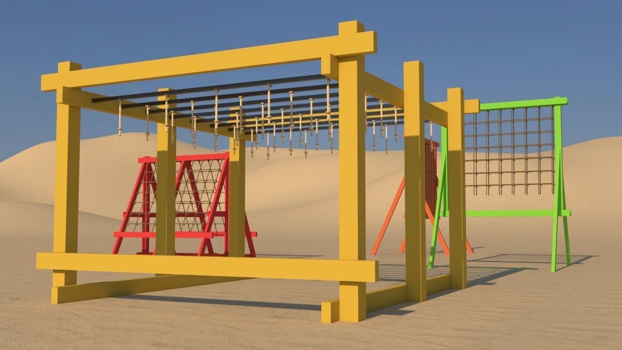 Worriers Advertecture Field Games 3D model_1