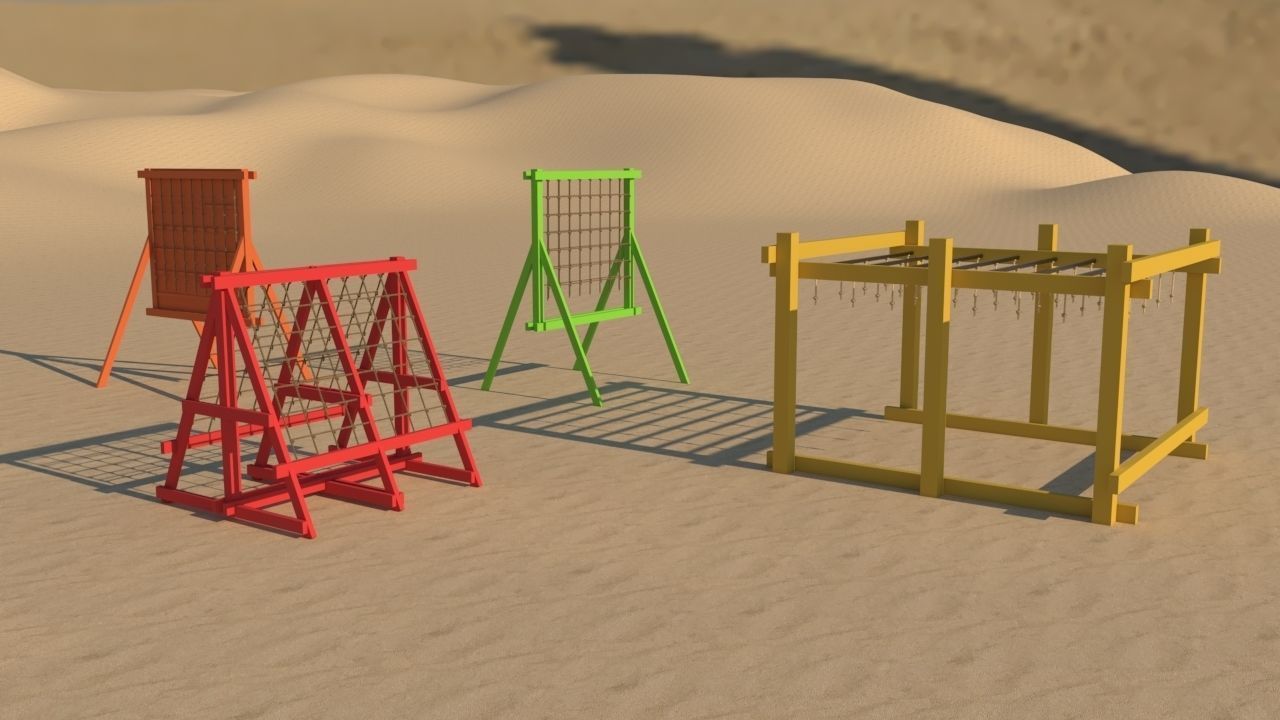 Worriers Advertecture Field Games 3D model_2