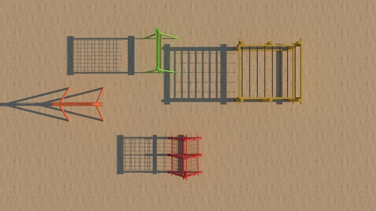 Worriers Advertecture Field Games 3D model_3