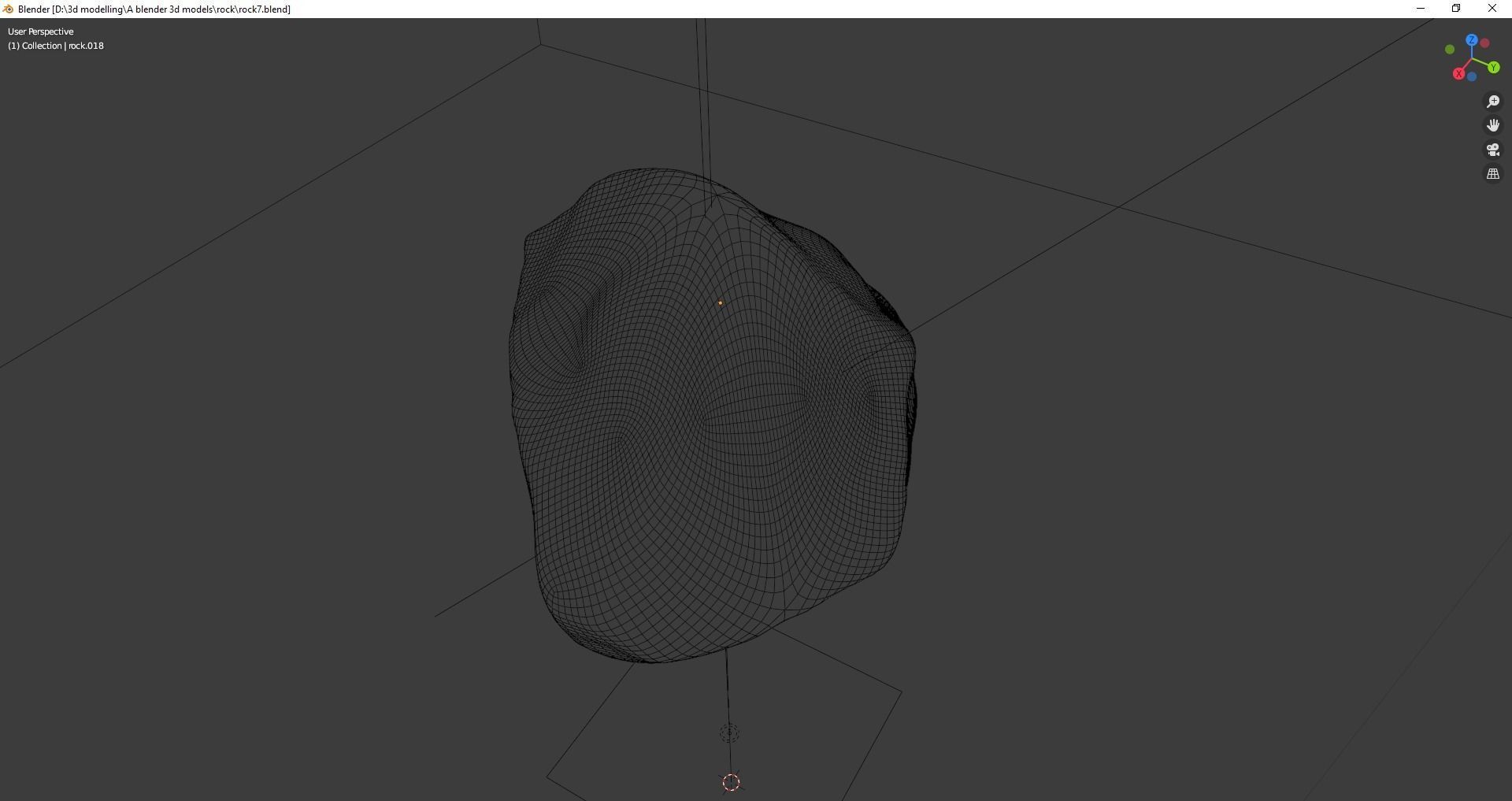 stone rock 3D model_24