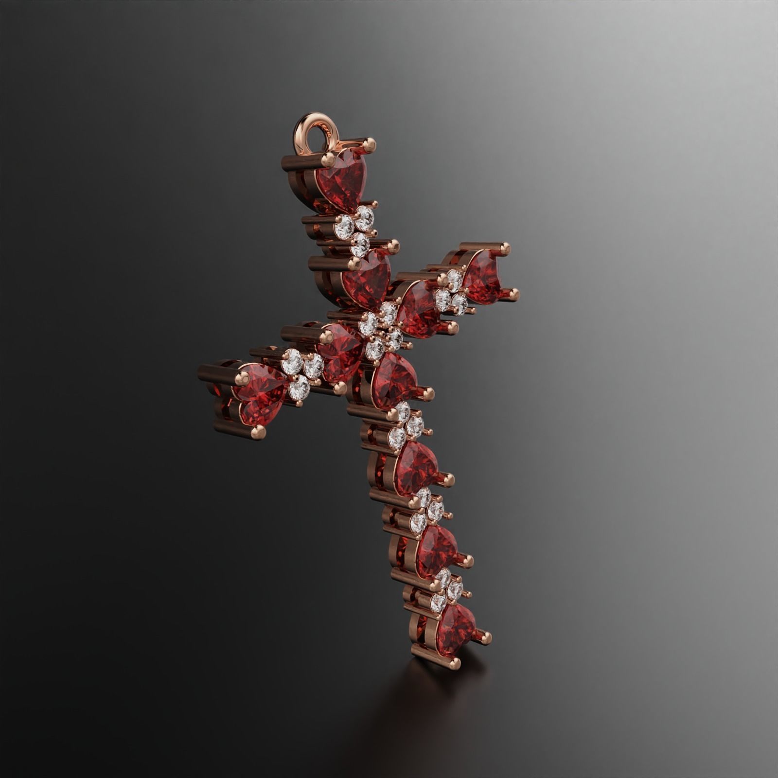 Cross Pendant 3D print model_6
