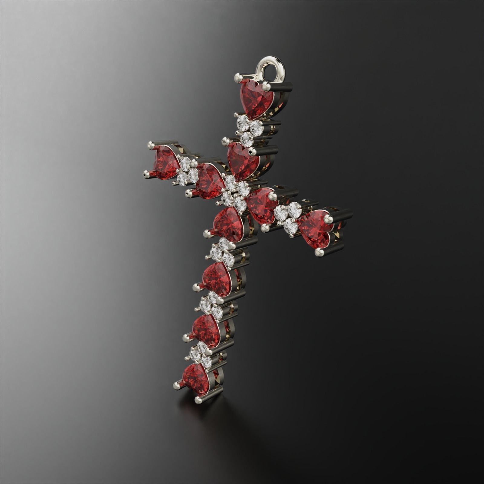 Cross Pendant 3D print model_9