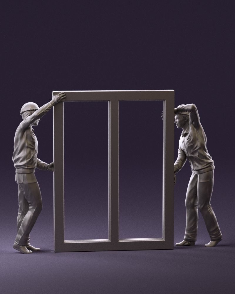 builders with window 1090 3D model_13