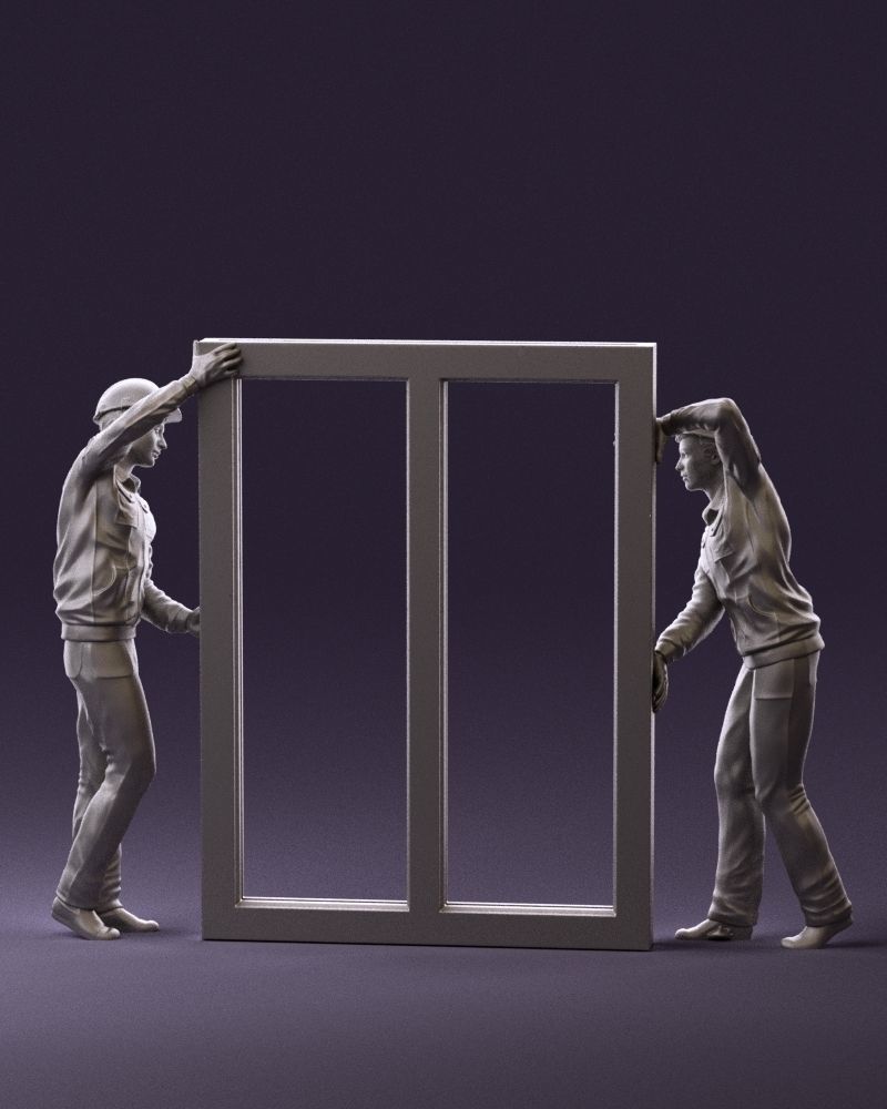 builders with window 1090 3D model_23