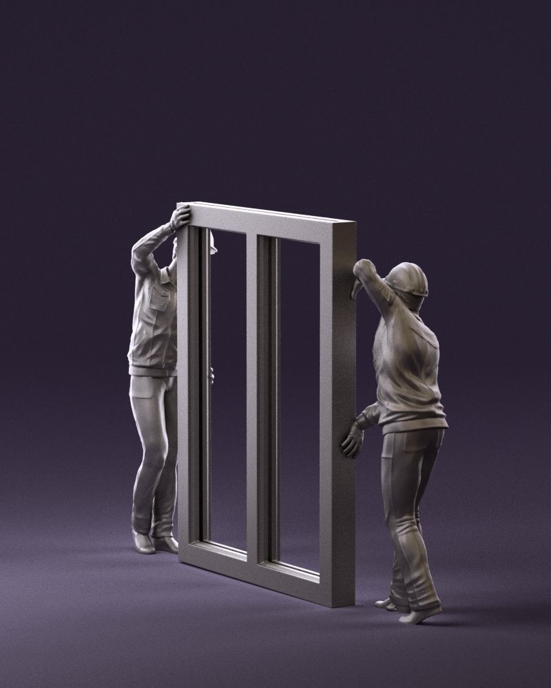 builders with window 1090 3D model_21