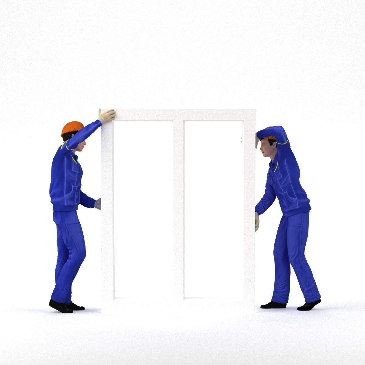 builders with window 1090 3D model_36