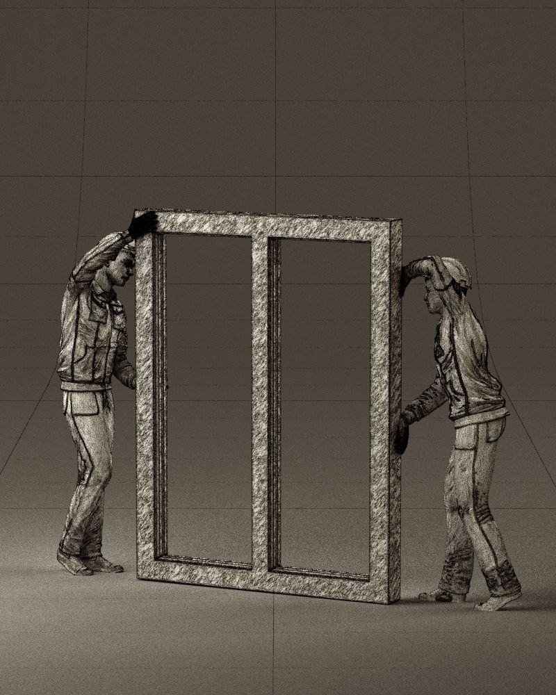 builders with window 1090 3D model_34