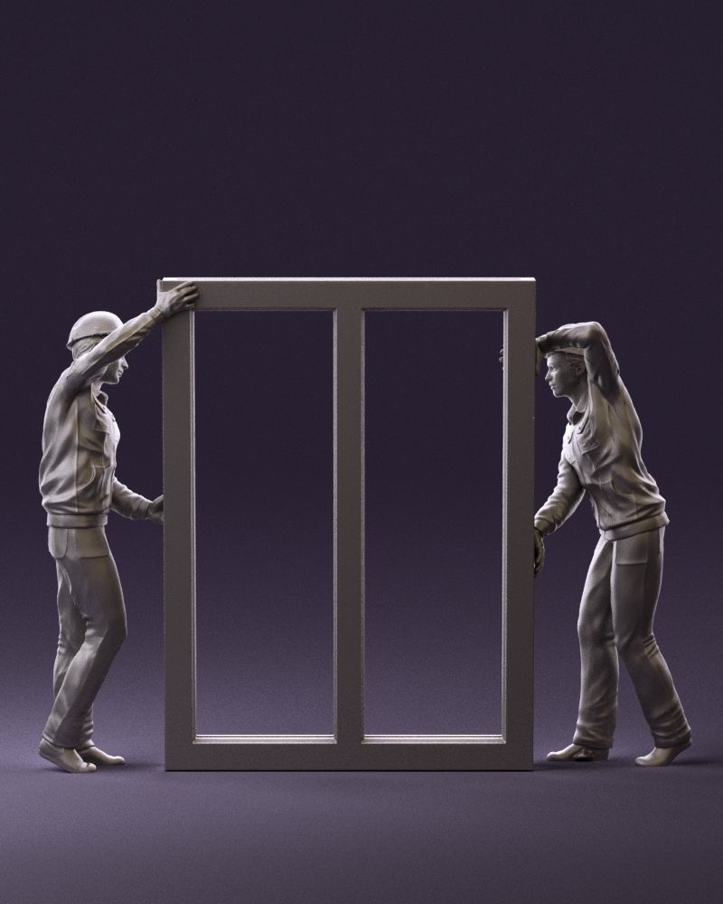 builders with window 1090 3D model_12