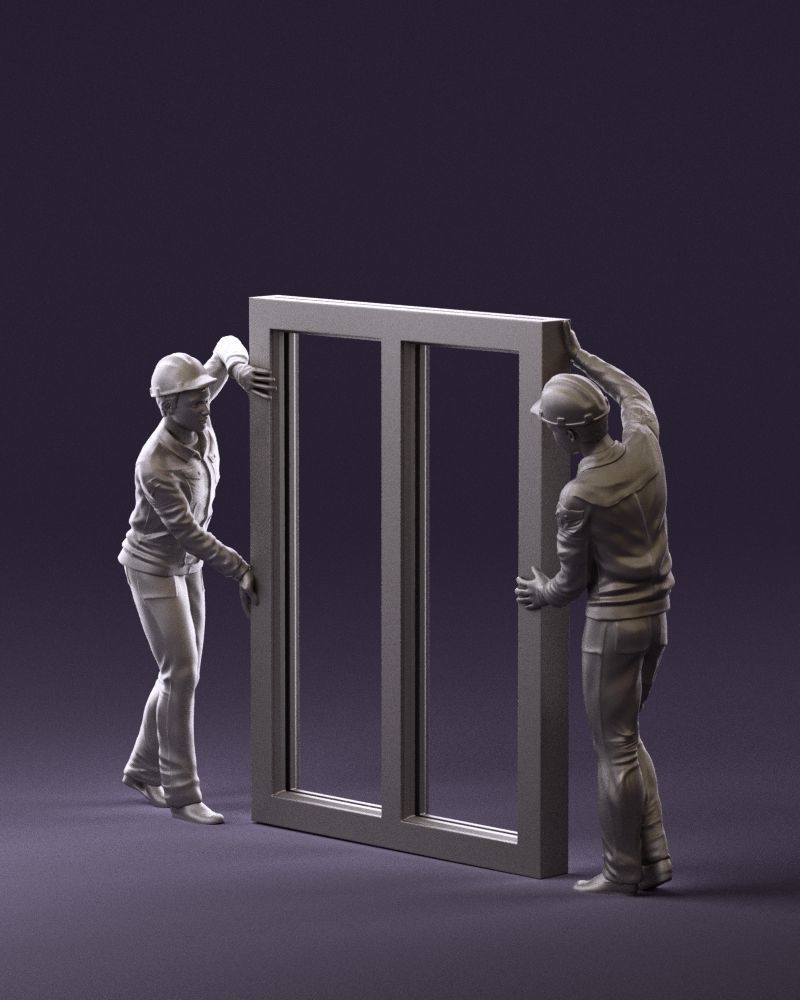 builders with window 1090 3D model_17