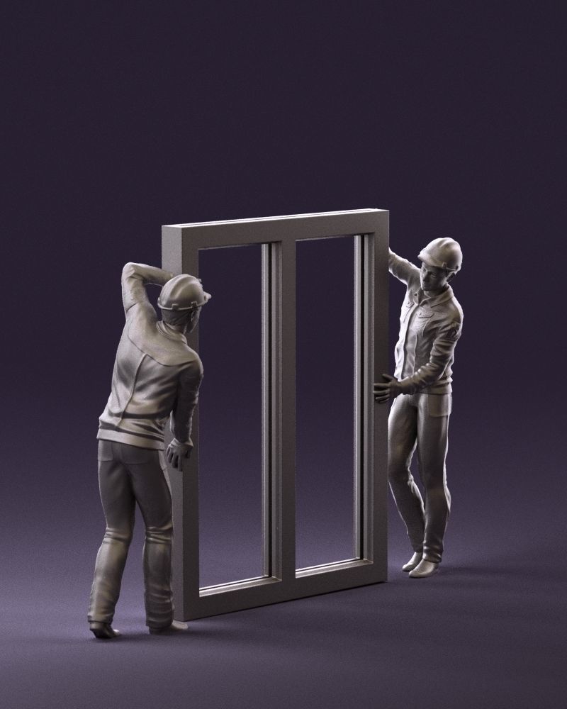 builders with window 1090 3D model_19