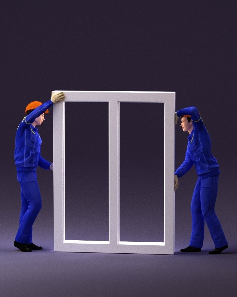 builders with window 1090 3D model_11