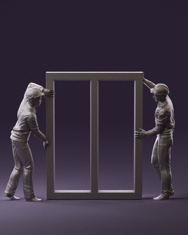 builders with window 1090 3D model_18