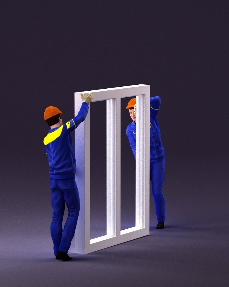 builders with window 1090 3D model_3