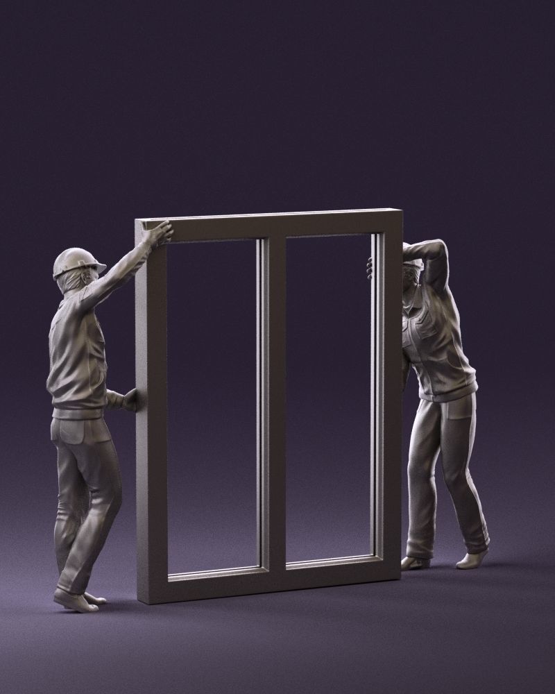 builders with window 1090 3D model_14