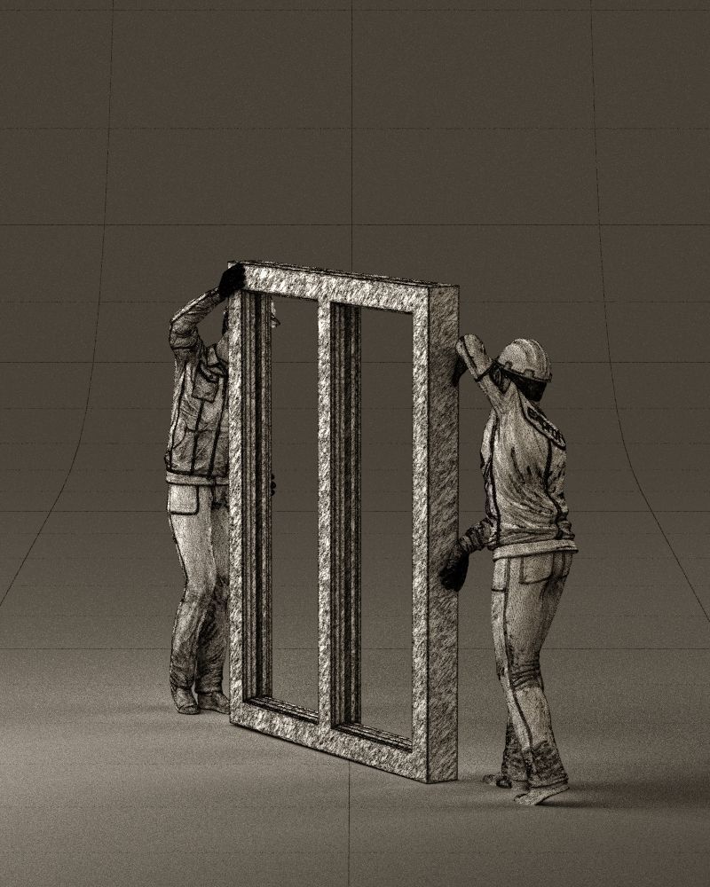 builders with window 1090 3D model_33