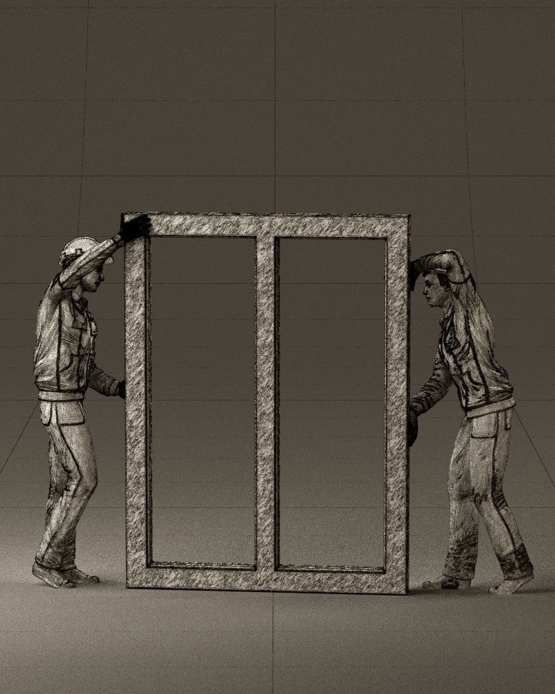 builders with window 1090 3D model_35