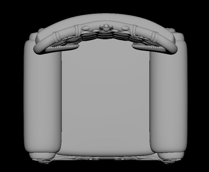 Chair Royal 3D model_4