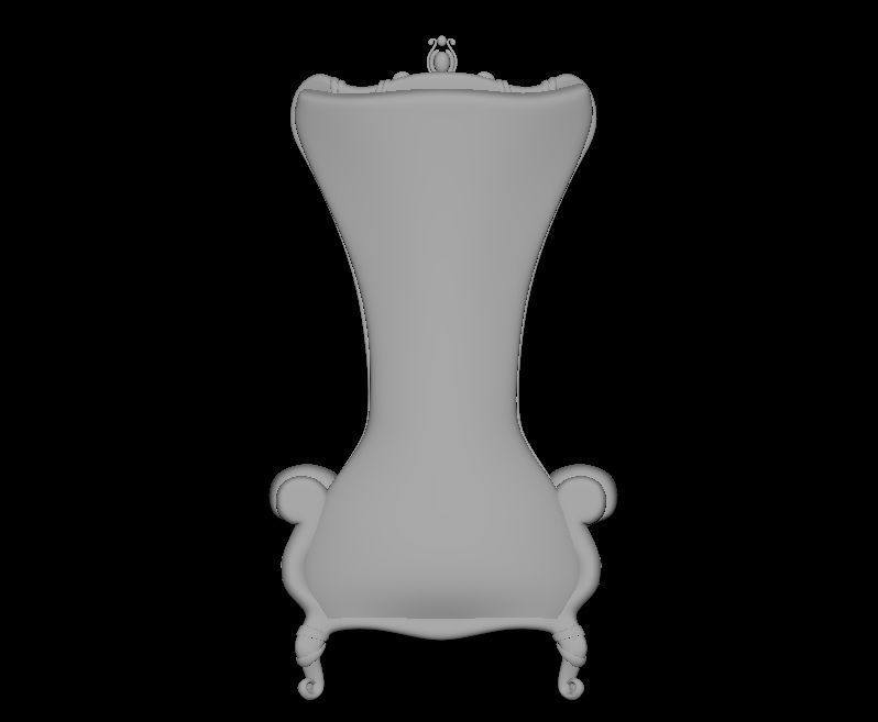 Chair Royal 3D model_3