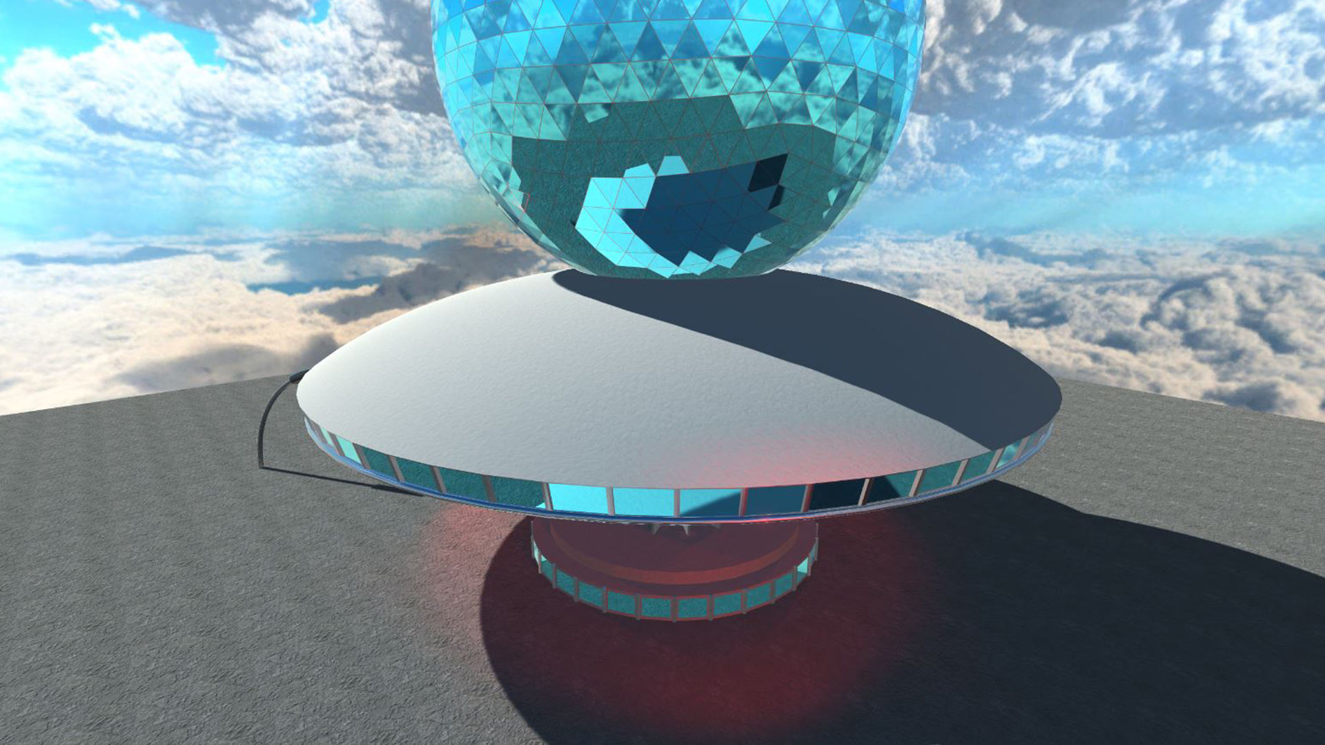 Sci-Fi Building 8 3D model_2