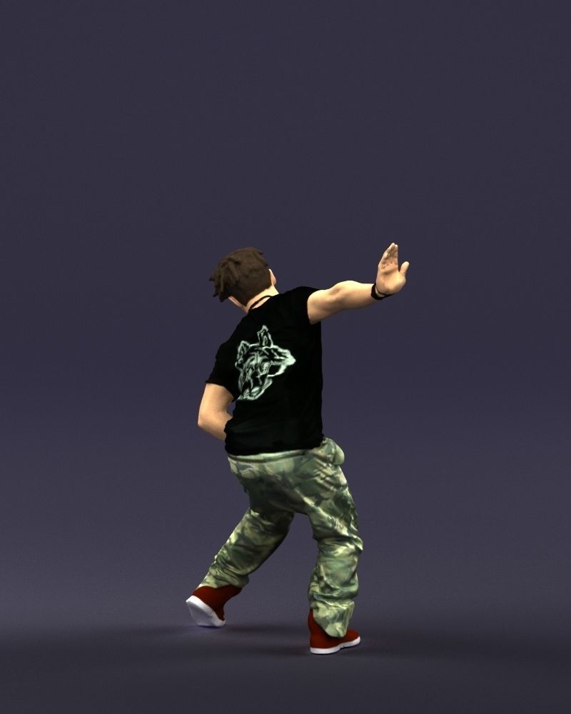 Mad dancer man 0430 3D model_15