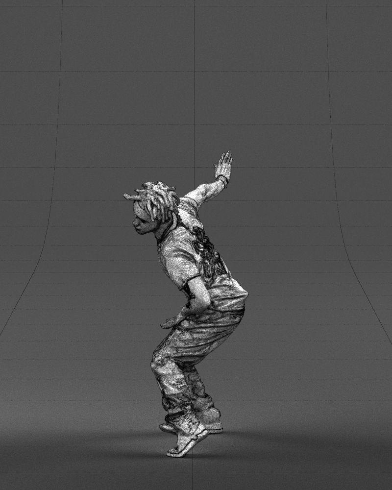 Mad dancer man 0430 3D model_29