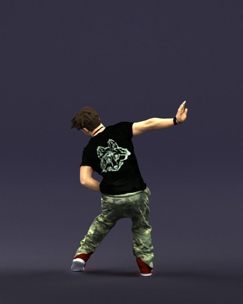 Mad dancer man 0430 3D model_18