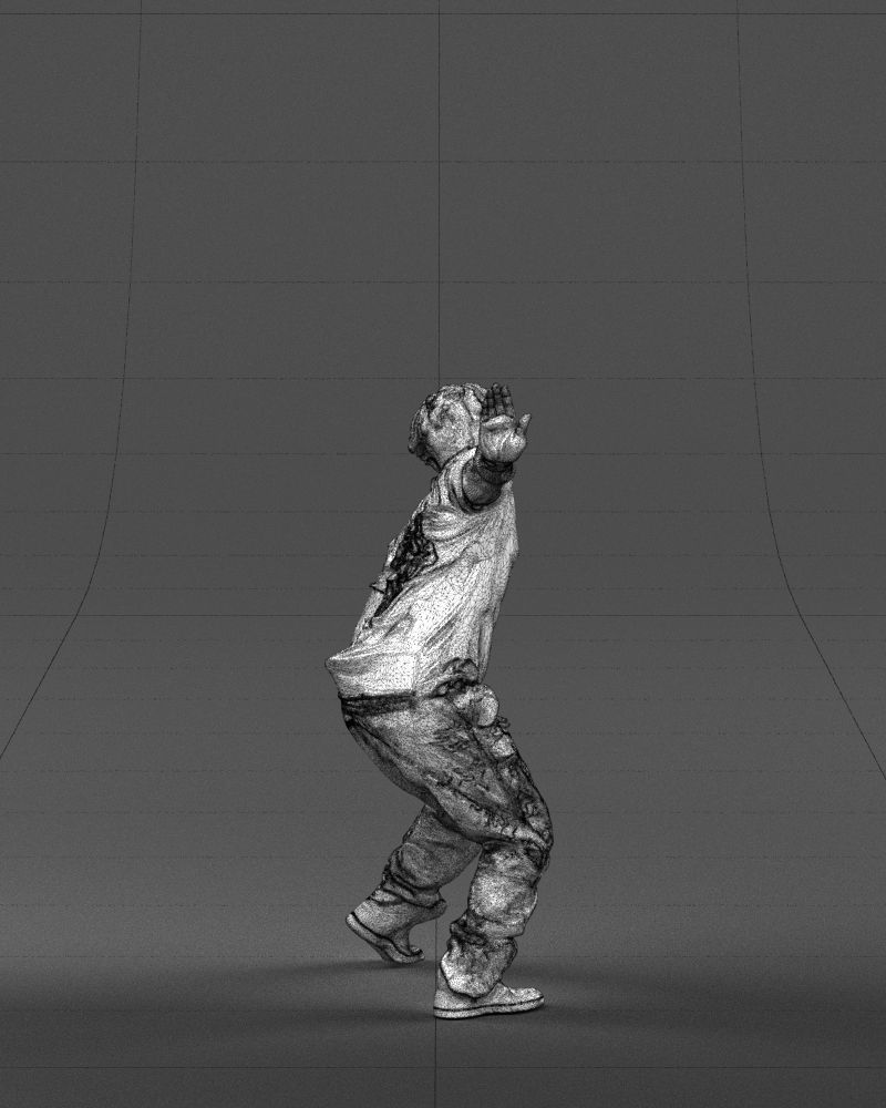 Mad dancer man 0430 3D model_14