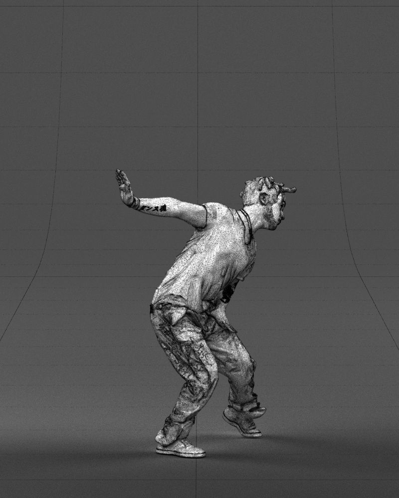 Mad dancer man 0430 3D model_8