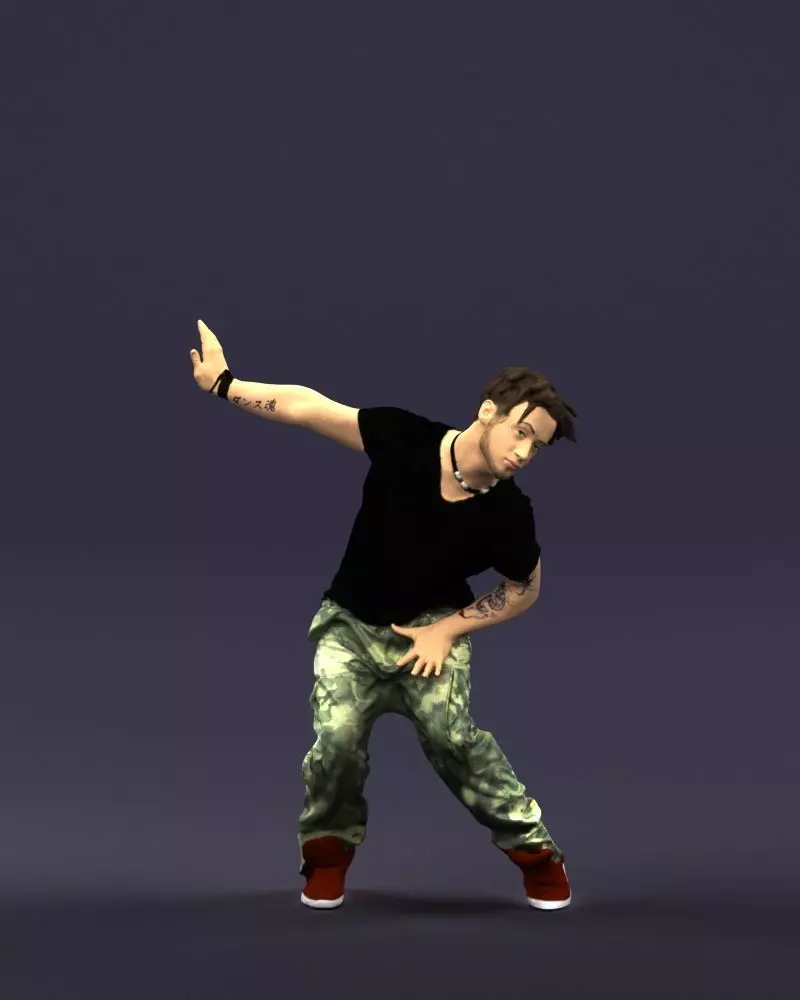 Mad dancer man 0430 3D model_0