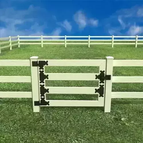 Wooden fence high detail