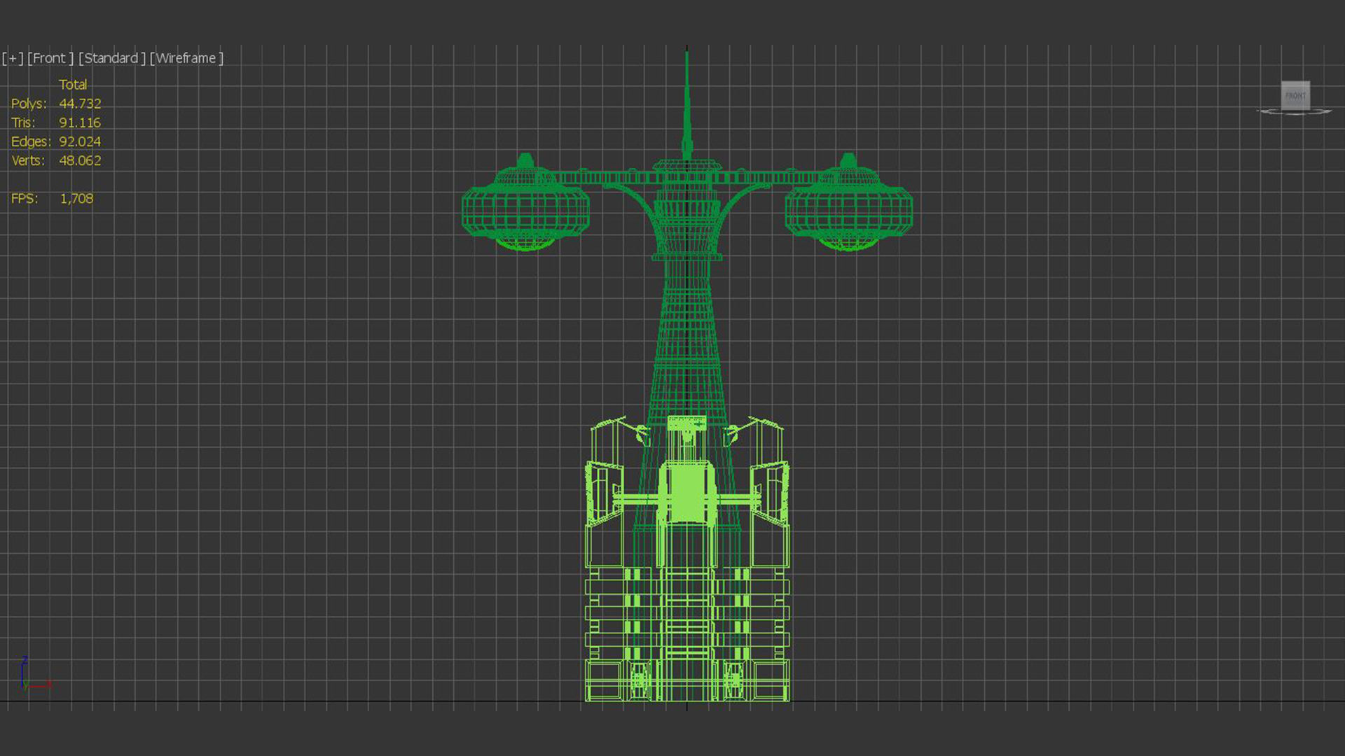 Sci-Fi Building 9 3D model_7