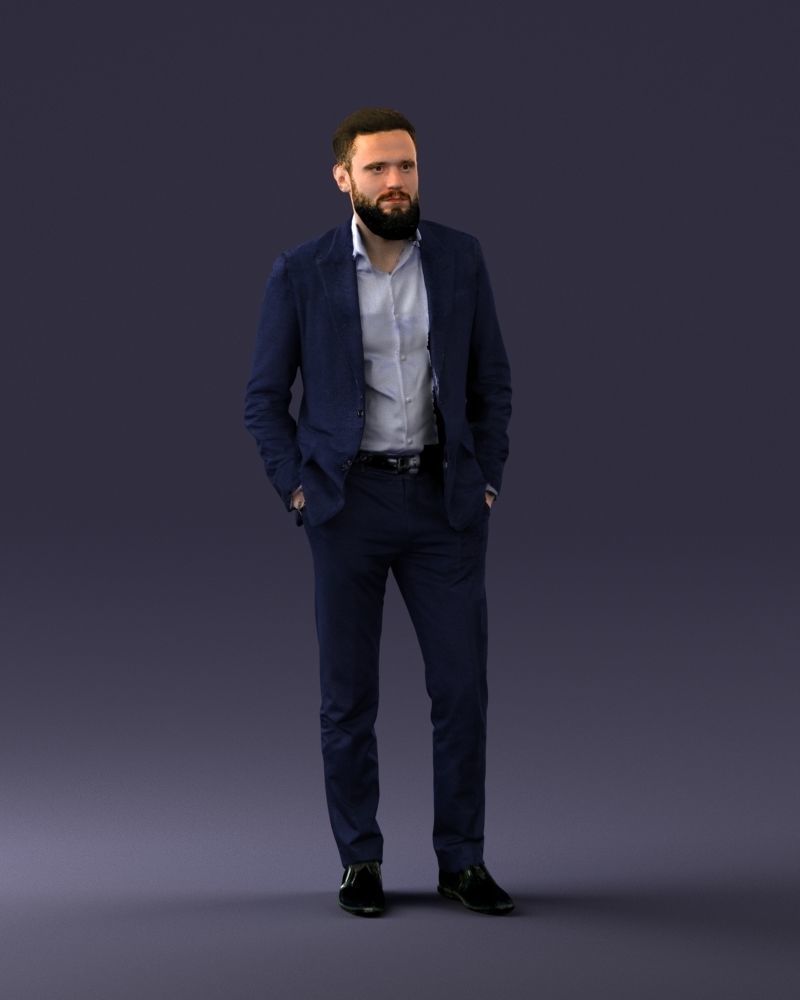 000014 Man in suit 0421-2 3D model_6