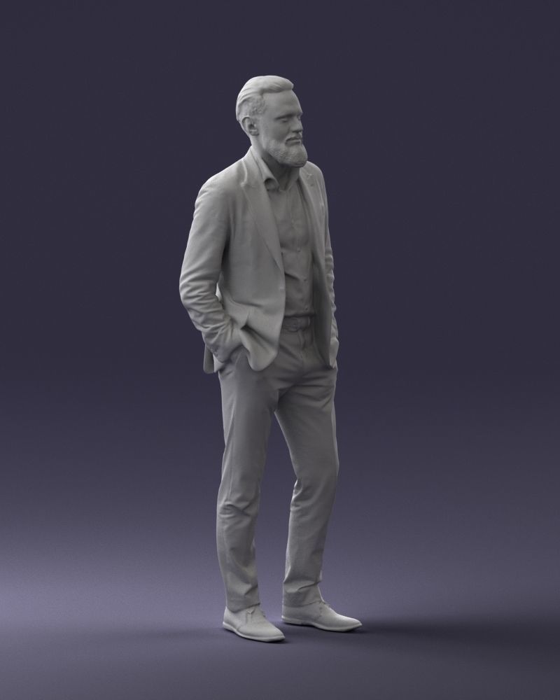 000014 Man in suit 0421-2 3D model_10