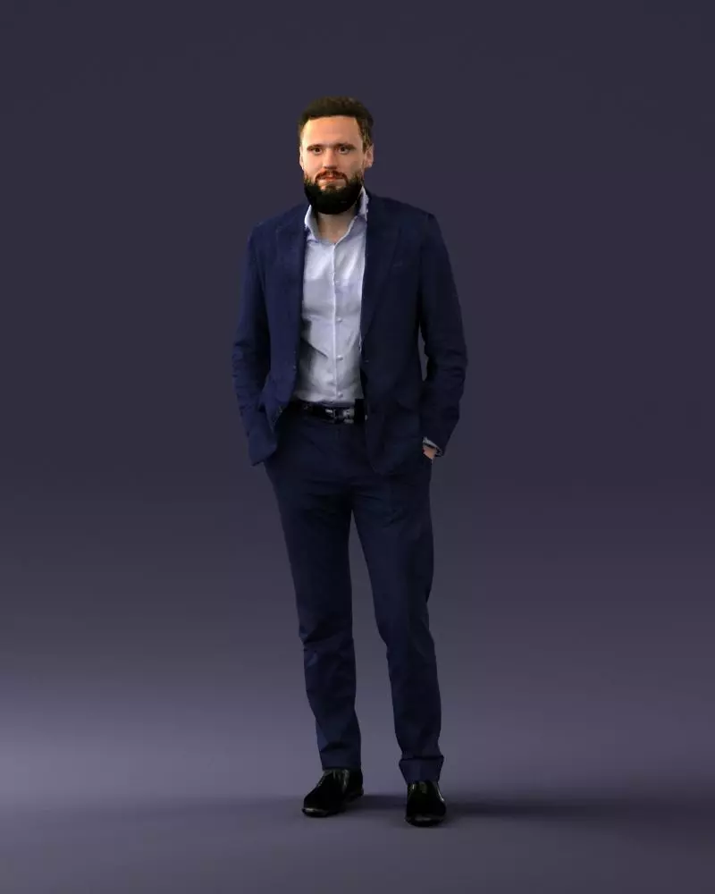 000014 Man in suit 0421-2 3D model_0